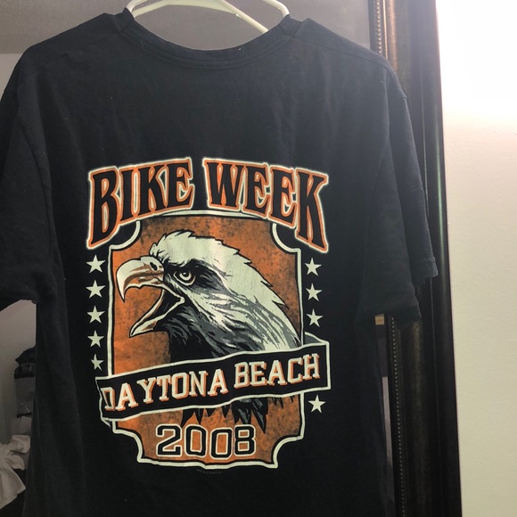 2008 Daytona Beach Bike Week eagle tee - Picture 2 of 2